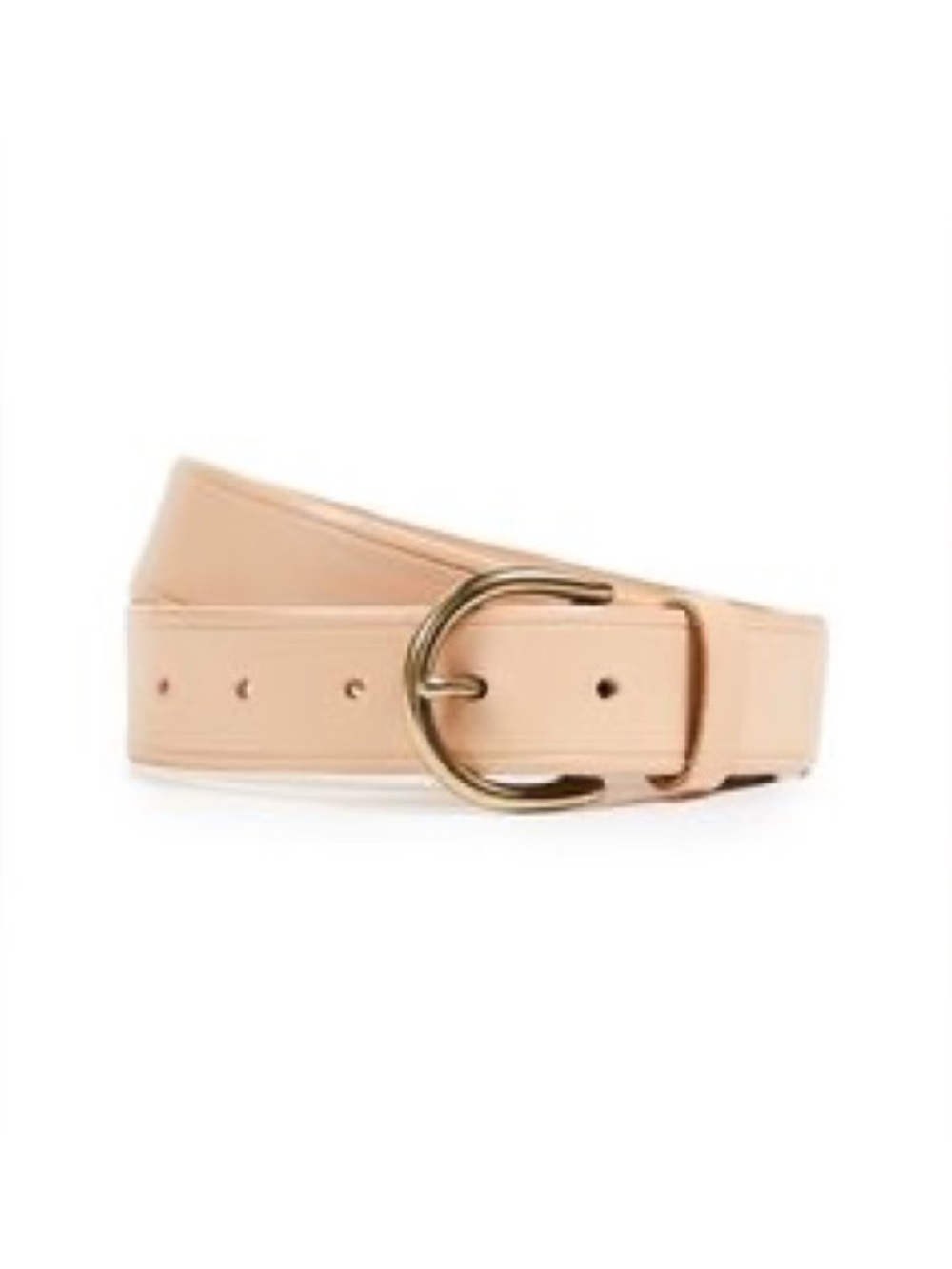 MADEWELL The Medium Perfect leather belt in butter